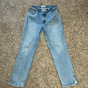 Abercrombie & Fitch The 90's Straight Ultra High Rise - Curve Love